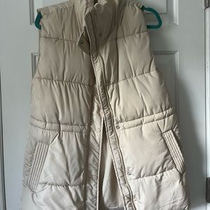 Asos long cream vest